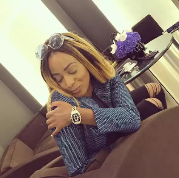 DJ Cuppy Shows Off Her 75 Million Naira Wrist Watch